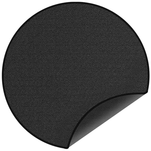EEEKit Runde Feuerstelle Matte, 91,4×91,4 cm Feuerfeste Kaminmatte, Unter Grillmatte für BBQ, Garten, Camping, Terrasse, Deck von EEEKit
