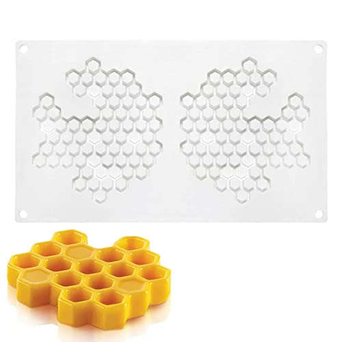 Silikon-Wabenformen – Bienen Silikon Fondant Kuchenform Silikon Backformen | 3D Bienentag Wabenformen DIY Form Cupcake Kuchen Topper Dekoration Fondant Form Znet-au von EELHOE