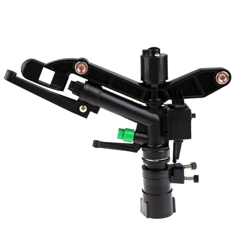 1-Zoll-Anschluss-Schlagsprinkler Automatische rotierende Wippsprinkler for die Landwirtschaft Multifunktions-Bewässerungssystem mit Einstellbarer Rotation von EEQANAO