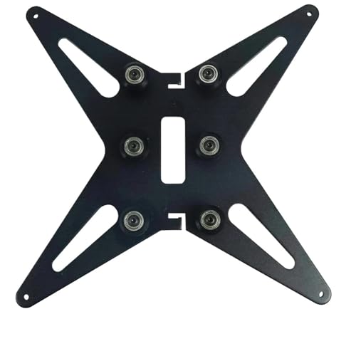 3D-Druckteile for Pru-sa I3 CR-10/10S Y-Achsen-Heißbett-Stützplatte mit 6-teiligem Radschieber-Kit for Pr-usa I3 CR10 3D-Drucker(CR-10) von EEQANAO