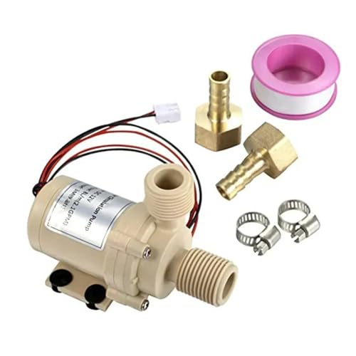 EEQANAO BYT-7A006 12V Warmwasser-Umwälzpumpe, bürstenloser Tauch-Solar-Gas-Elektro-Heizungs-Booster, Ersatzteile von EEQANAO