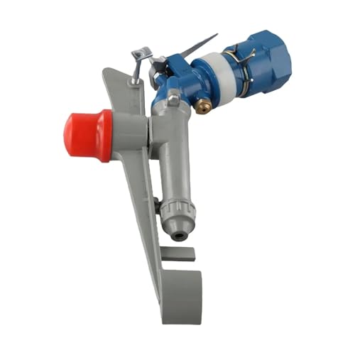EEQANAO Landwirtschaftliche Nutzung 360 ° Wassersprinkler Einstellbare Rasensprinkler Robustes Zinklegierungsmaterial Zur Staubunterdrückung von EEQANAO
