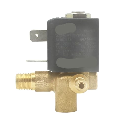 For 5562 NC 3 Weg 1/8 "AC230V 50HZ 3,5 bar Wasser Flüssigkeit Luft Dampf Magnetventil von EEQANAO
