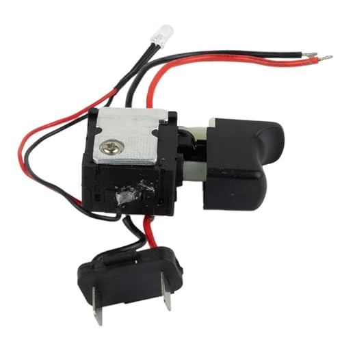 For DC 7,2 V-24 V 16A Elektrische Bohrmaschine Staubdichter Geschwindigkeitsregler Druckknopf-Auslöseschalter mit Licht Elektrischer Bohrerschalter Elektrowerkzeug For DC 7,2 V-24 V 16A Elektrische Bohrmaschine Staubdichter Geschwindigkeitsregler Druckknopf-Auslöseschalter mit Licht Elektrischer Bohrerschalter Elektrowerkzeug von EEQANAO