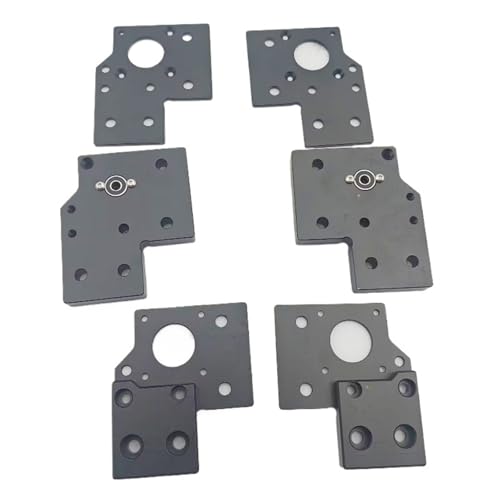 For Fun-ssor for V-core 4 VC4 3D-Drucker Hybrid IDEX CNC-gefrästes Aluminium XY-Motorhalterungskäfig-Kit(B) von EEQANAO