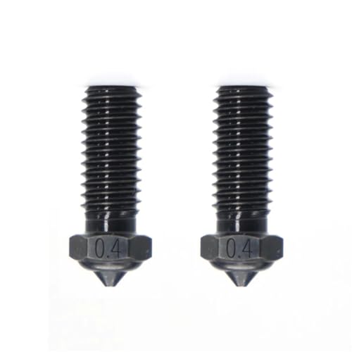 For QI-DI TECH Q1-Pro/X-Max 3/X-Plus 3/X-Smart 3 Düsen aus gehärtetem Stahl (2 Stück)(0.4mm) von EEQANAO