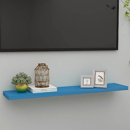 EESHHA Wandregal Furniture Home Tools Schwebendes Wandregal Blau 120x23,5x3,8 cm MDF von EESHHA