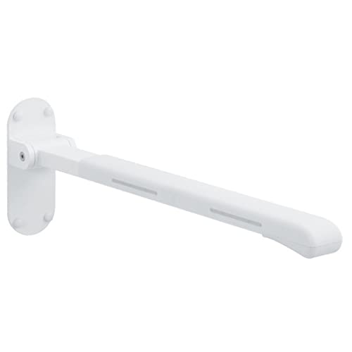 EEUK Haltegriffe für senioren Toilette, Badewannengriff Edelstahl wandstützgriff klappgriff Dusche Wandmontage Duschgriff Griff Stützgriff für Senioren & Behinderte(Color:Weiß) von EEUK