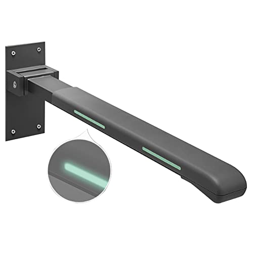 EEUK Haltegriffe klappbar für senioren stützklappgriff 70 cm wandstützgriff klappgriff Rutschfreier Haltegriff Aus Edelstahl FüR Das Badezimmer FüR Badezimmer Und Toilette(Color:Gewehrgrau) von EEUK