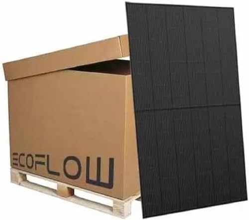 ECOFLOW Monokristallines Solarpanel 30x400W, Starres Solarpanel combo, Photovoltaikmodul ideal für Balkonkraftwerk, Wohnmobil, Gartenhäuse, Boot, ohne Solarpanelkabel von EF ECOFLOW