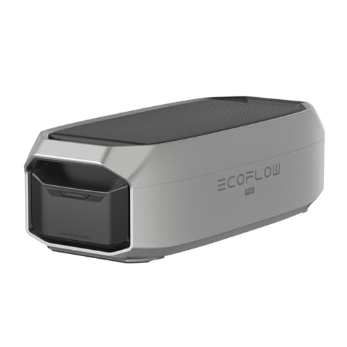EF ECOFLOW DELTA Pro 3 Zusatzbatterie 4 096 Wh, LiFePO4 Batterie-Backup, erweiterbare Energie für den Hausgebrauch, Campingzubehör, Notfälle, Stromausfälle, Reisemobile von EF ECOFLOW