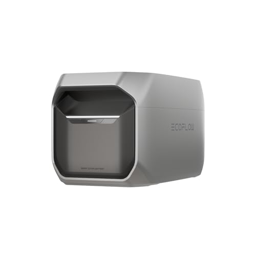 EF ECOFLOW Delta 3 Zusatzakku 1024 Wh, LifePO4-Batterie erweiterbare Energie für Camping, Notfälle zu Hause, Wohnmobile und Wohnwagen von EF ECOFLOW