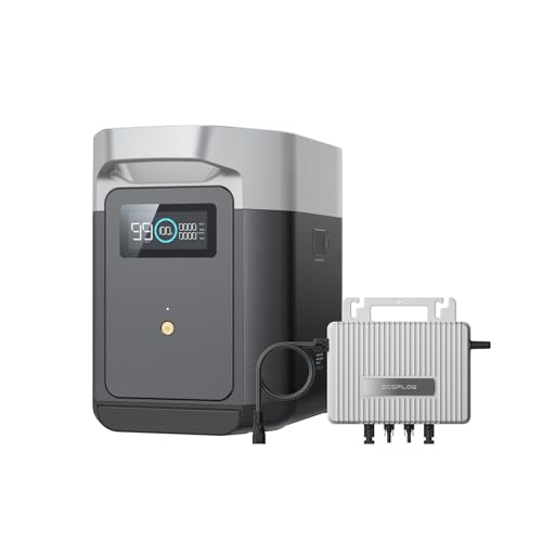 EcoFlow Delta 2 Zusatzakku 1024Wh, 0% VAT WLAN Stream Mikrowechselrichter 800W, LiFePO4-Batterie, erweiterbare Energie für Camping, Notfallstrom Zuhause, Wohnmobil EcoFlow Delta 2 Zusatzakku 1024Wh, 0% VAT WLAN Stream Mikrowechselrichter 800W, LiFePO4-Batterie, erweiterbare Energie für Camping, Notfallstrom Zuhause, Wohnmobil von EF ECOFLOW