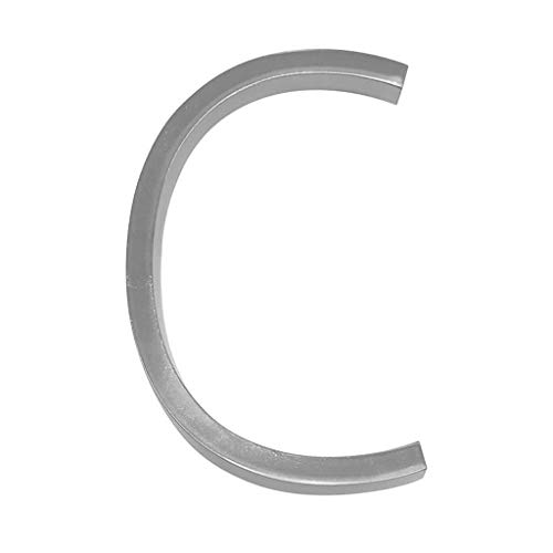 Selbstklebende Türnummern, Türnummern, Alphabet-Buchstaben #0-9, 12 cm, Hausnummernschild in Silber, 5 Zoll, moderne 3D-Nummern aus Zinklegierung, Türnummern Selbstklebende Türnummern, Türnummern, Alphabet-Buchstaben #0-9, 12 cm, Hausnummernschild in Silber, 5 Zoll, moderne 3D-Nummern aus Zinklegierung, Türnummern von EFARMA