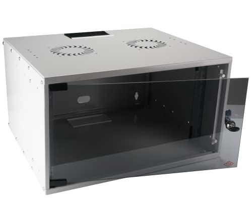 EFB 19 Zoll 09HE Wandgehäuse Basic, Tiefe 450mm 1-teilig, Flat Pack, RAL7035 von EFB-Elektronik