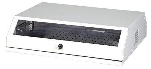 EFB-Elektronik 19" Wandgehäuse 3HE vertikal +5HE horizontal, RAL9010 von EFB-Elektronik