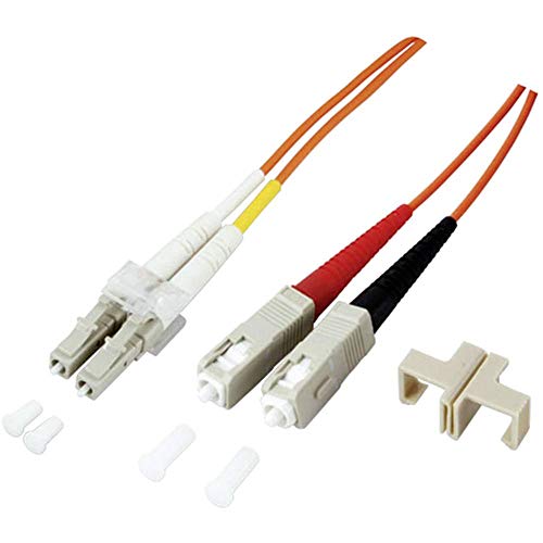 EFB-Elektronik Duplex Jumper LC-SC 9/125, OS2, LSZH, gelb, 2.0mm, 2m von EFB-Elektronik