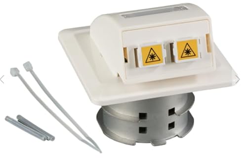 EFB Elektronik FTTH-OUTLET-LC-OS2 - LC-D - Weiß - Kunststoff - 80 mm - 80 mm - 40 mm EFB Elektronik FTTH-OUTLET-LC-OS2 - LC-D - Weiß - Kunststoff - 80 mm - 80 mm - 40 mm von EFB-Elektronik