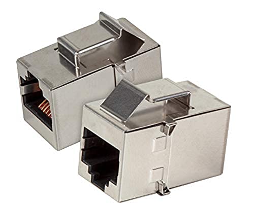 EFB Elektronik Keystone Einbauadapter RJ45 STP, CAT.5E, Edelstahlgehäuse, 37508.1V2 von EFB-Elektronik