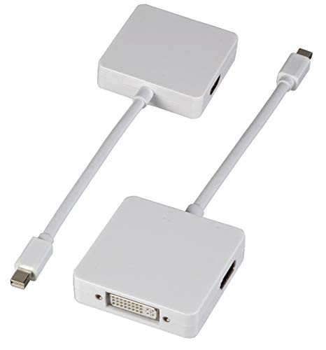 EFB-Elektronik MiniDisplayPort 3-Fach Adapter,HDM/DVI/DP, weiß von EFB-Elektronik