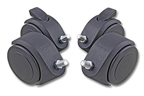 EFB Elektronik Rollenset a´ 4 STK. 80mm mit Feststeller von EFB-Elektronik
