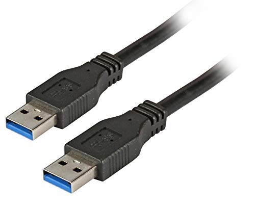 EFB-Elektronik USB3.0 Anschlusskabel A-A, St.-St, 3,0m, Schwarz, Premium von EFB-Elektronik