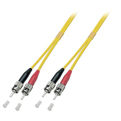 EFB-Elektronik o2003.050 0,5 m ST ST gelb LWL-Kabel – Glasfaserkabel von (ST, ST, 9 µm, 125 Mikrometer, gelb, männlich/männlich) von EFB-Elektronik