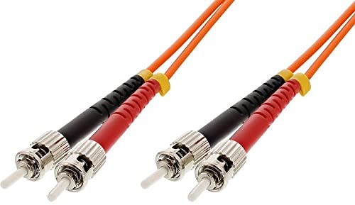 EFB-Elektronik o6013.0,50 0,5 m ST ST orange LWL-Kabel – Glasfaserkabel von (ST, ST, 50 µm, 125 Mikrometer, orange, männlich/männlich) von EFB-Elektronik