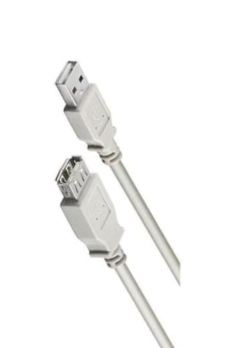 EFB USB2.0 Verlängerungskabel Stecker Typ-A auf A-Buchse 3m, grau von EFB-Elektronik