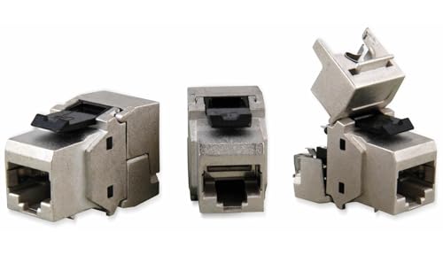 Keystone Jack, Cat.6a, Kat.6a, 500MHz RJ45 Modul, 10GBIT, zum Einbau in Modular Verteilerfelder bzw. Modular Patchfelder Keystone Jack, Cat.6a, Kat.6a, 500MHz RJ45 Modul, 10GBIT, zum Einbau in Modular Verteilerfelder bzw. Modular Patchfelder von EFB-Elektronik