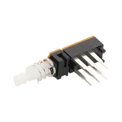 10Pcs Straight key PBS-221H21 key switch double row six feet long pin copper foot with spring power switch EFDSVUHE von EFDSVUHE