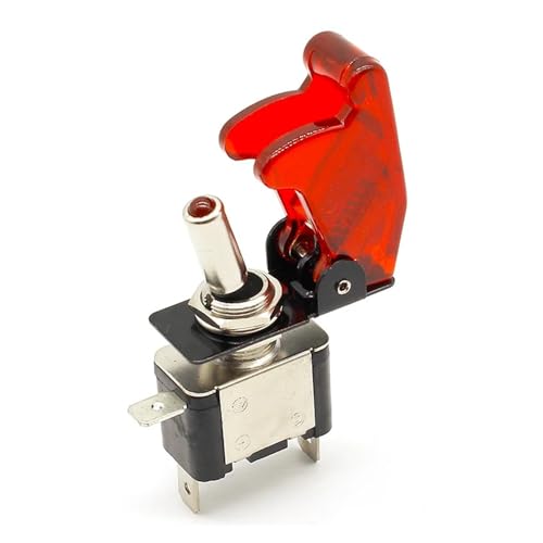 1pcs Red 12V 20A Racing Car Truck Boat Cover LED Push Button Rocker Toggle Switch Control+ dust cover EFDSVUHE von EFDSVUHE