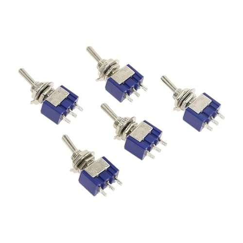 5 Pcs AC ON-ON SPDT 2 Position Latching Toggle Switch 6A 125V EFDSVUHE von EFDSVUHE