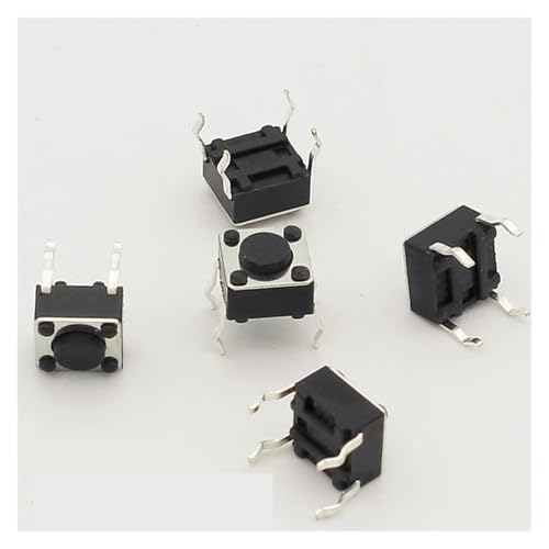 50pcs/lot 6x6x4.3MM 4PIN G89 Tactile Tact Push Button Switch Direct Plug-in Self-reset DIP EFDSVUHE von EFDSVUHE