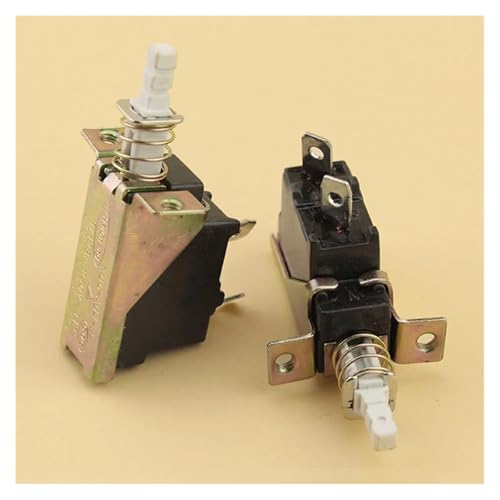 5PCS Heater gear switch 10A 250V AC SPST 2 Pins Push Button Power Switch KDC-A04-88 KDC-A04 Since the lock EFDSVUHE von EFDSVUHE