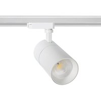 Efectoled - 1-Phasenstromschiene LED-Strahler 20W Dimmbar Mallet Weiss 3000K Warmweiß von EFECTOLED