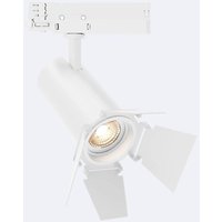 Efectoled - 3-Phasenstromschiene LED-Strahler 30W Fasano Cinema Dimmbar Weiss 3200K Warmweiß von EFECTOLED
