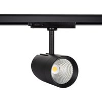 Efectoled - 3-Phasenstromschiene LED-Strahler 30W Fuji Schwarz 4000K Neutralweiß von EFECTOLED