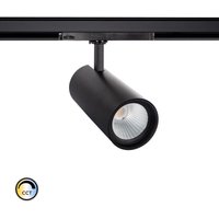 3-Phasenstromschiene LED-Strahler 40W cct d'Angelo Schwarz philips Xitanium Wählbar (Warm-Neutral-Kalt) von EFECTOLED