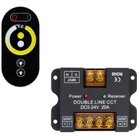 Controller Dimmer 24V DC + RF Fernbedienung für Dim To Warm Wählbar (Warm-Neutral) von LEDKIA