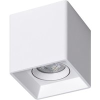 Efectoled - Deckenleuchte Quadratisch Weiss mit GU10 Glühbirne Space 2700K Warmweiß von EFECTOLED
