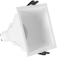 Downlight Einbaustrahler Eckig GU10 6W Schnitt 85x85 mm Niedrieger UGR PC No Flicker 3000K Weiß Warmweiß von EFECTOLED