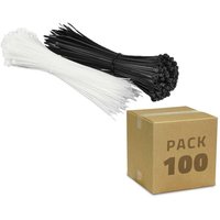 100er Pack Kabelbinder 4.8x300 mm Weiß 100er Pack Kabelbinder 4.8x300 mm Weiß von EFECTOLED
