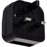 Efectoled - Adapterstecker Typ c (eu) Flachkopf mit geradem Kabel auf Stecker Typ g (uk) Schwarz von EFECTOLED