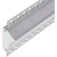 Efectoled - Aluminiumprofil Einbau für Gips/Stuckdecke für led Streifen bin20mm mit durchgehender Abdeckung 3 m von EFECTOLED