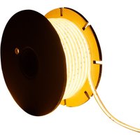LED-Streifenrolle Dimmbar 220V cob Selbstgleichrichtend 320 LED/m 50m 8W/m 720 lm/m Breite 12mm Schnitt 50cm IP65 CRI90 2200K Superwarm von EFECTOLED