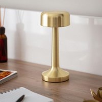 Efectoled - LED-Tischlampe 3W Tragbar mit Wiederaufladbarem USB-Akku Ciara Gold von EFECTOLED