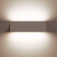 LED-Wandleuchte 10W Aussen Doppelseitige Beleuchtung Rechteckig Weiss Lena 2700K Warmweiß LED-Wandleuchte 10W Aussen Doppelseitige Beleuchtung Rechteckig Weiss Lena 2700K Warmweiß von EFECTOLED