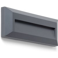 Efectoled - LED-Wandleuchte 2W Oberfläche Aussen Rechteckig Schwarz Élide 4000K Neutralweiß von EFECTOLED