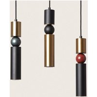 Efectoled - Pendelleuchte Metall und Glas Luyo Rot Efectoled - Pendelleuchte Metall und Glas Luyo Rot von EFECTOLED